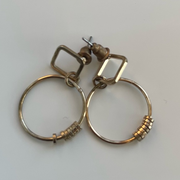 Gold Tone Earrings - Picture 2 of 5